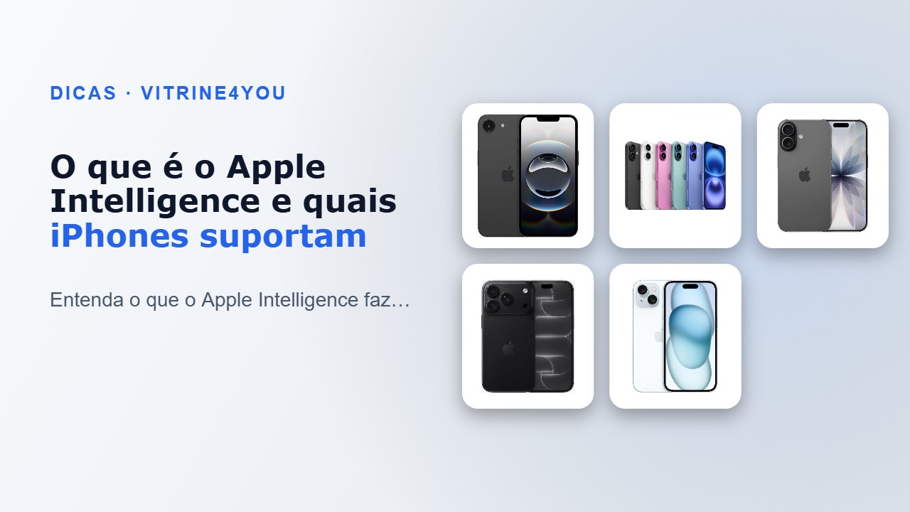 O que é o Apple Intelligence e quais iPhones suportam